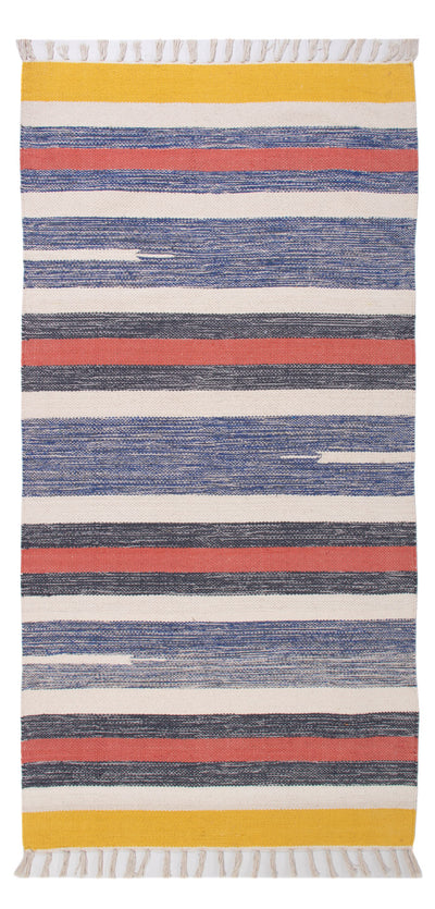 Kelim Modern Teppich 70x150cm - mehrfarbig
