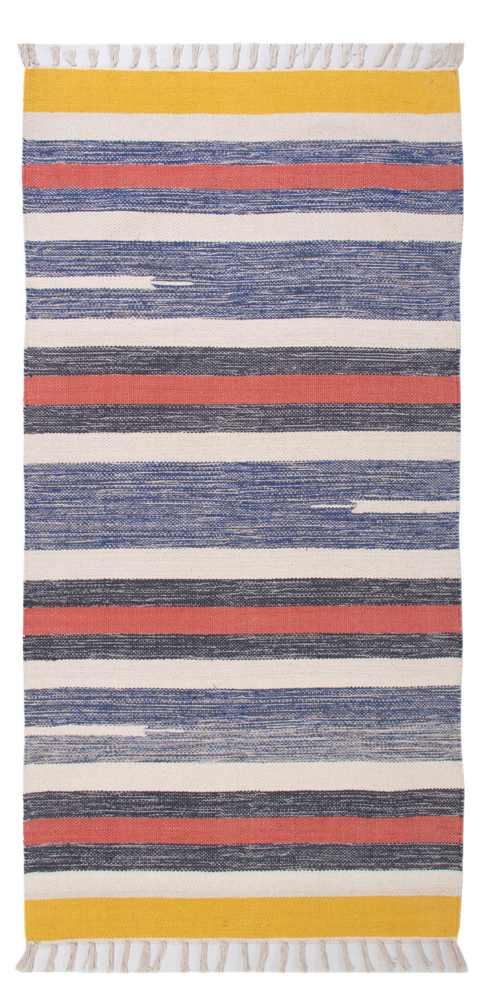 Kelim Modern Teppich 70x150cm - mehrfarbig