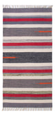 Kelim Modern Teppich 70x150cm - mehrfarbig