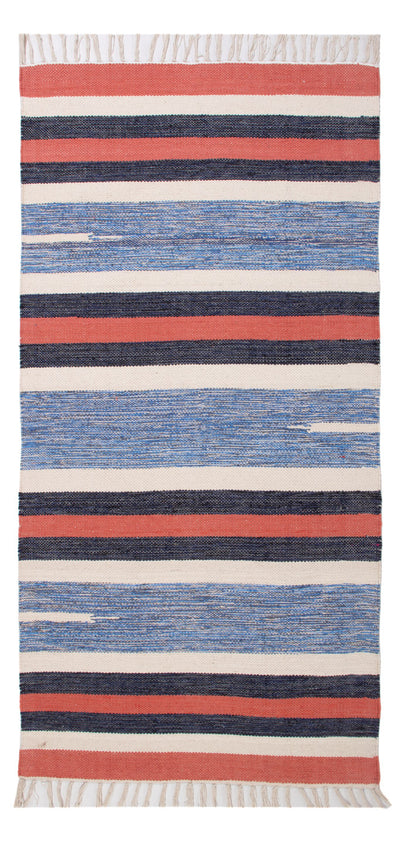 Kelim Modern Teppich 70x150cm - mehrfarbig