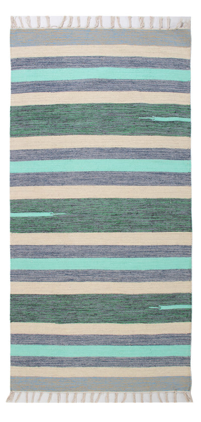 Kelim Modern Teppich 70x150cm - mehrfarbig