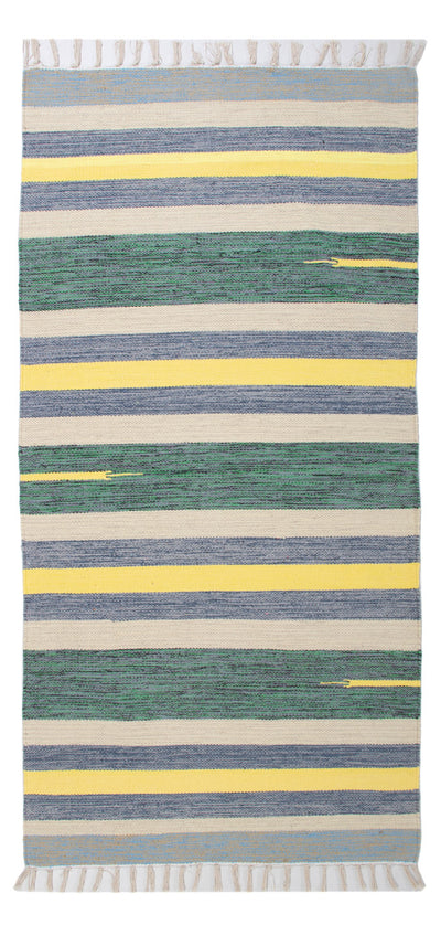 Kelim Modern Teppich 70x150cm - mehrfarbig
