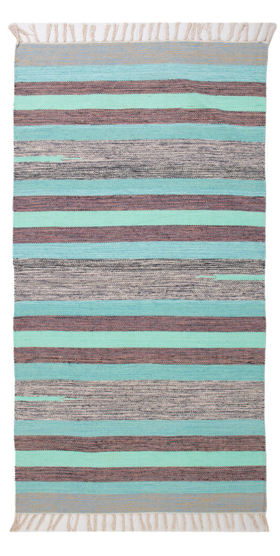 Kelim Modern Teppich 70x150cm - mehrfarbig