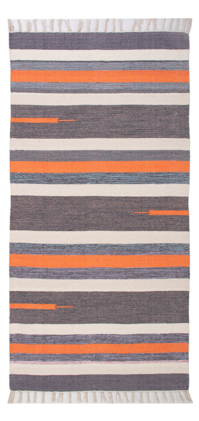 Kelim Modern Teppich 70x150cm - mehrfarbig