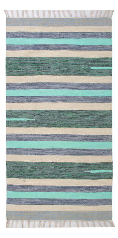 Kelim Modern Teppich 70x150cm - mehrfarbig