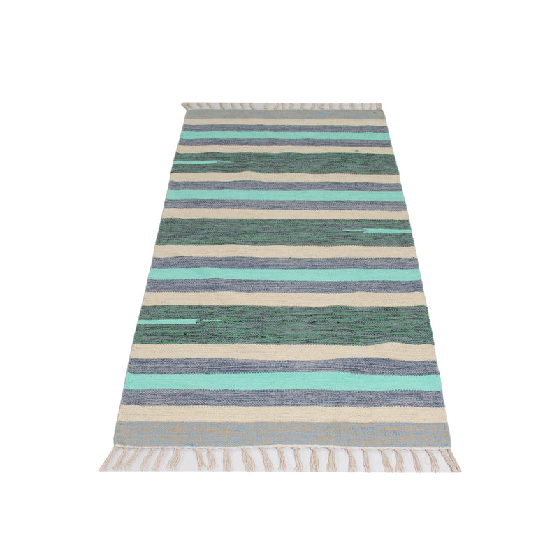 Kelim Modern Teppich 70x150cm - mehrfarbig