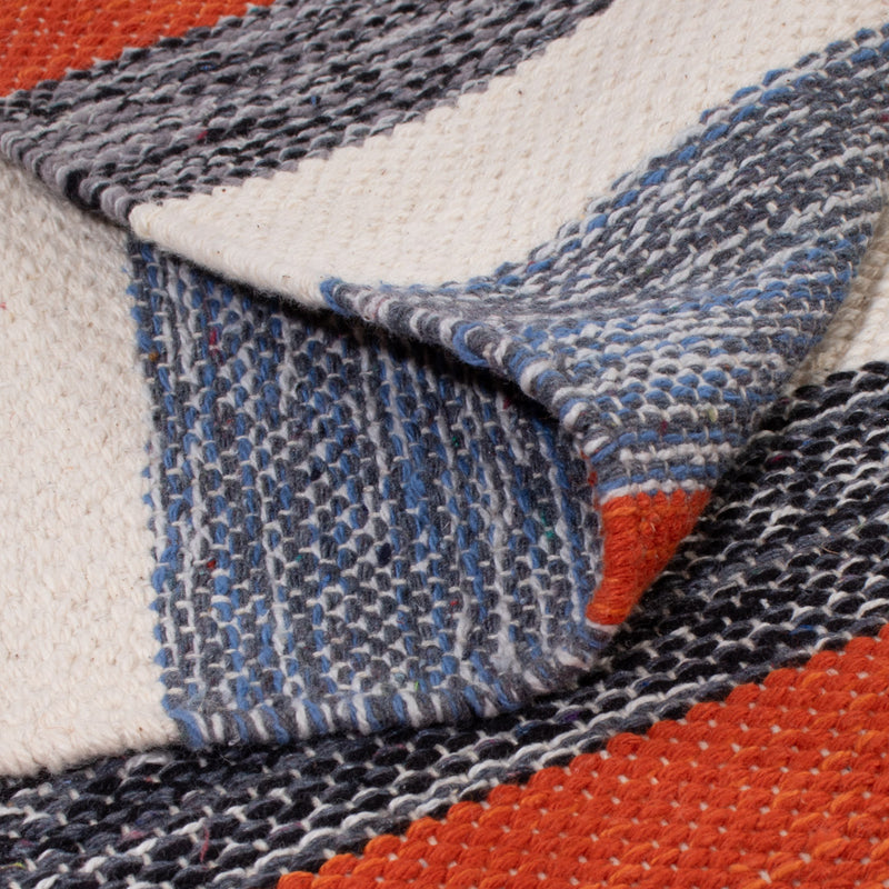 Kelim Modern Teppich 70x150cm - mehrfarbig