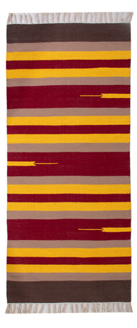 Kelim Modern Teppich 70x150cm - mehrfarbig – product image
