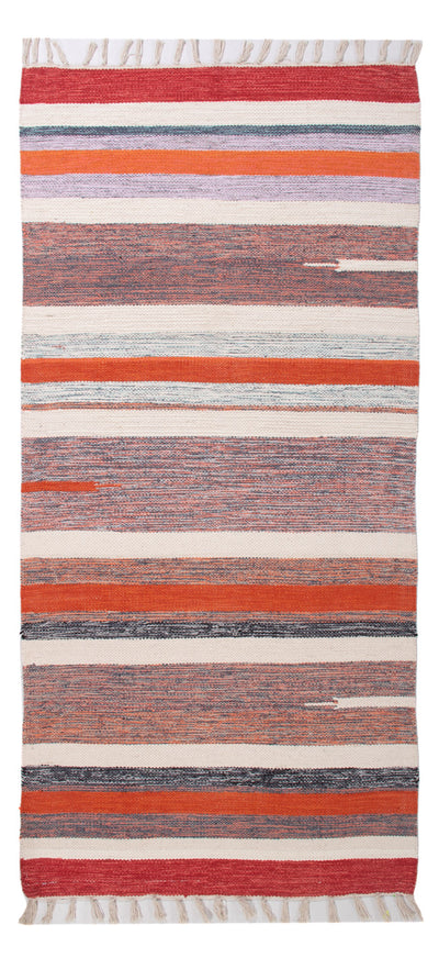 Kelim Modern Teppich 70x150cm - mehrfarbig
