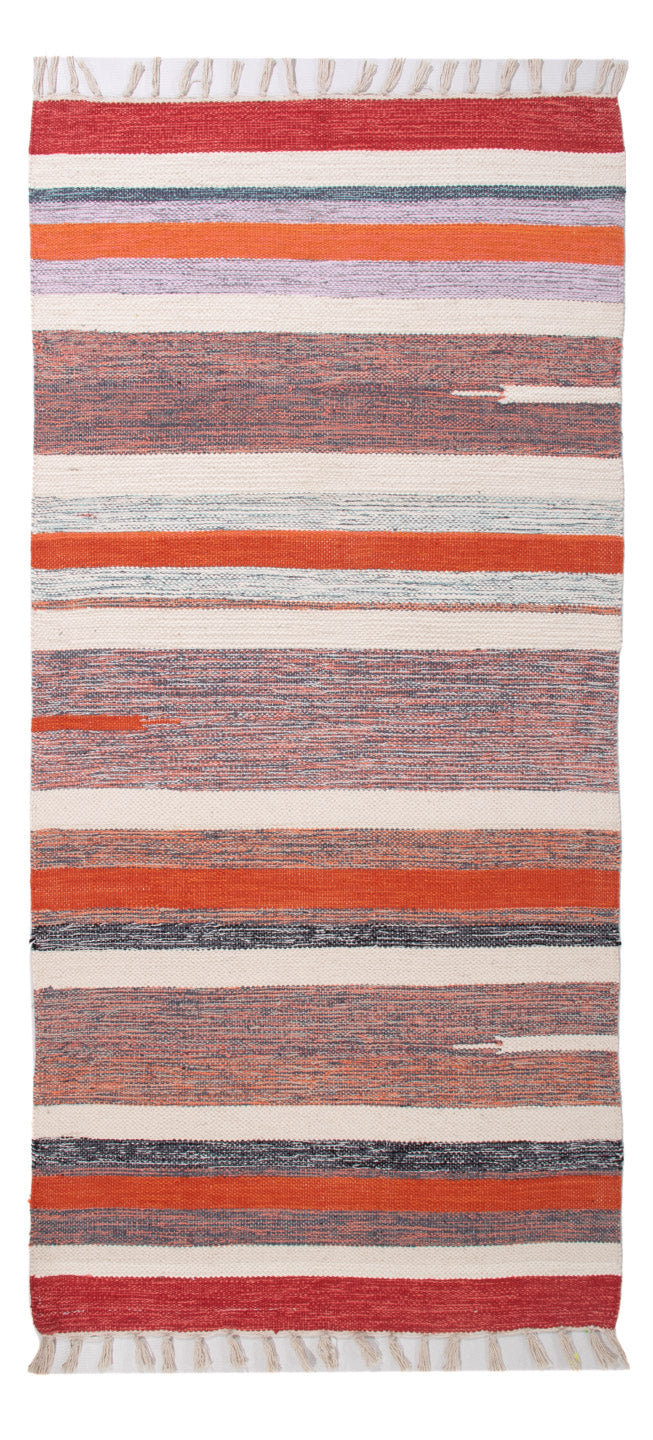 Kelim Modern Teppich 70x150cm - mehrfarbig