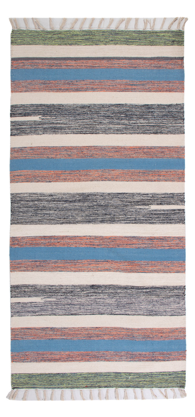 Kelim Modern Teppich 70x150cm - mehrfarbig