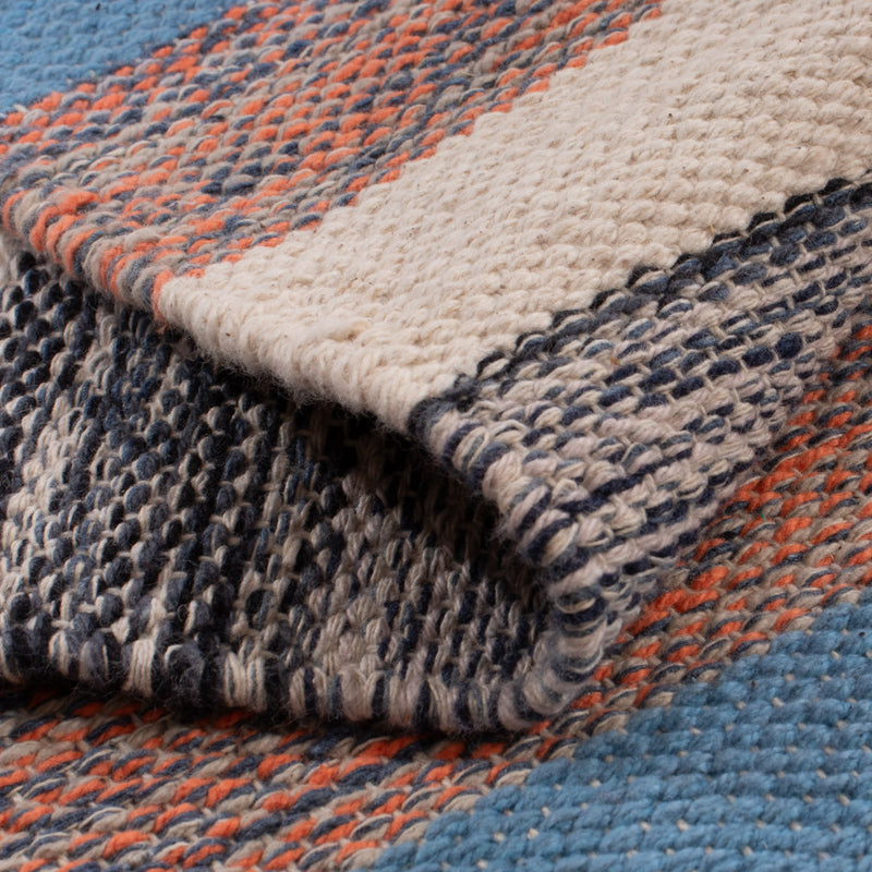 Kelim Modern Teppich 70x150cm - mehrfarbig