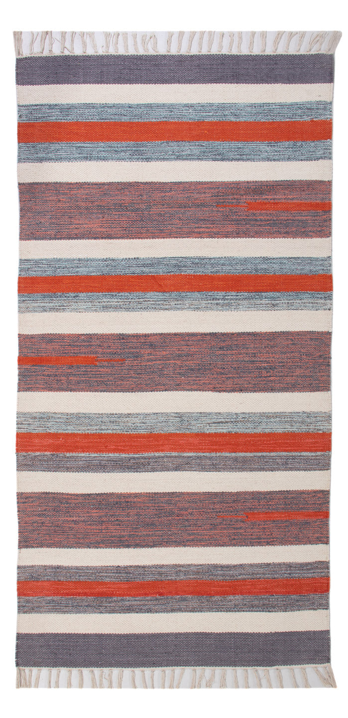 Kelim Modern Teppich 70x150cm - mehrfarbig