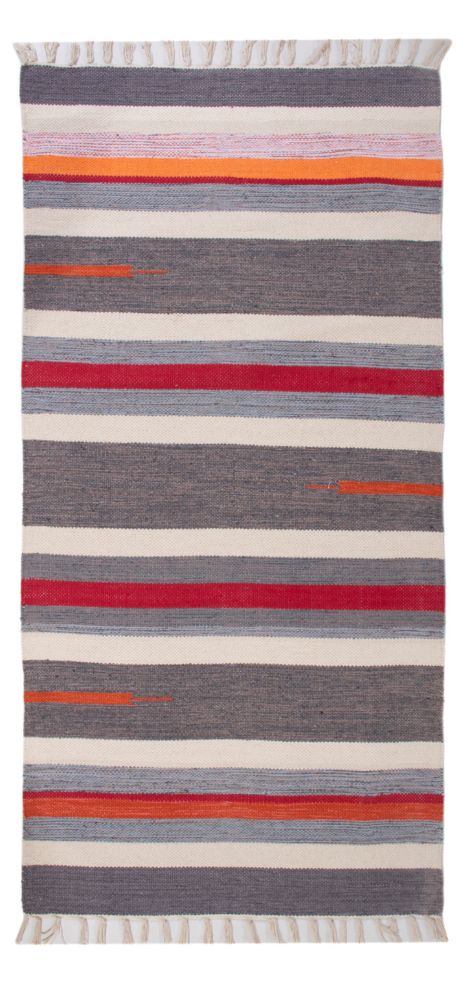 Kelim Modern Teppich 70x150cm - mehrfarbig