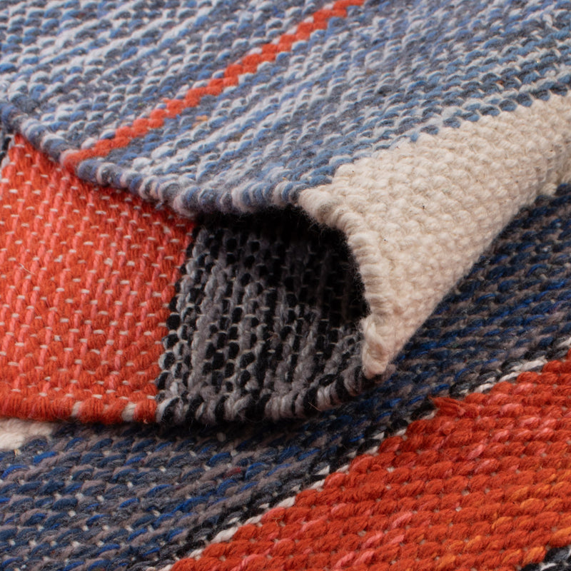 Kelim Modern Teppich 70x150cm - mehrfarbig