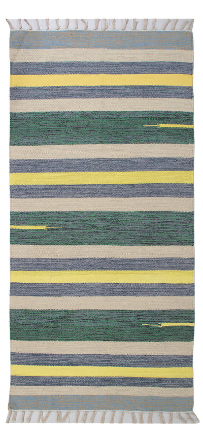 Kelim Modern Teppich 70x150cm - mehrfarbig