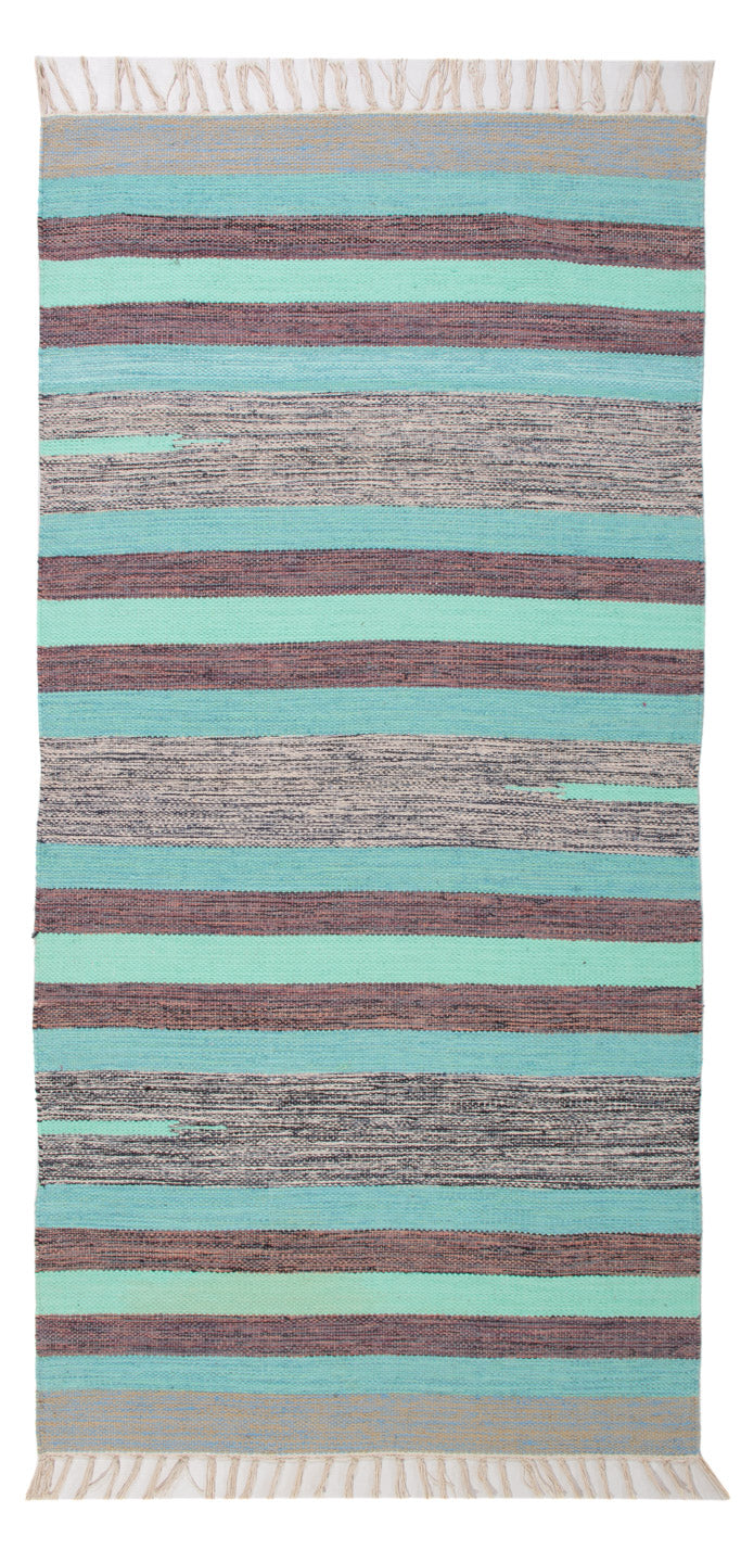 Kelim Modern Teppich 70x150cm - mehrfarbig