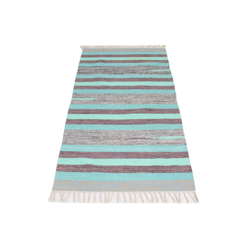 Kelim Modern Teppich 70x150cm - mehrfarbig