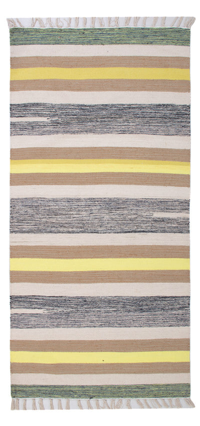 Kelim Modern Teppich 70x150cm - mehrfarbig
