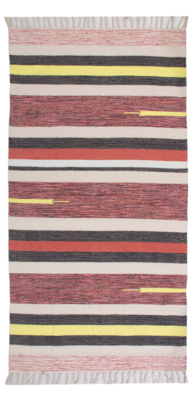 Kelim Modern Teppich 70x150cm - mehrfarbig