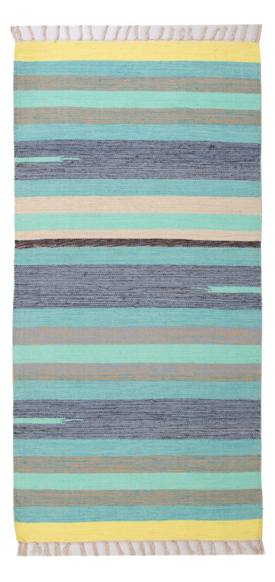 Kelim Modern Teppich 70x150cm - mehrfarbig