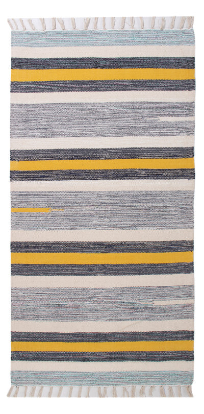 Kelim Modern Teppich 70x150cm - mehrfarbig