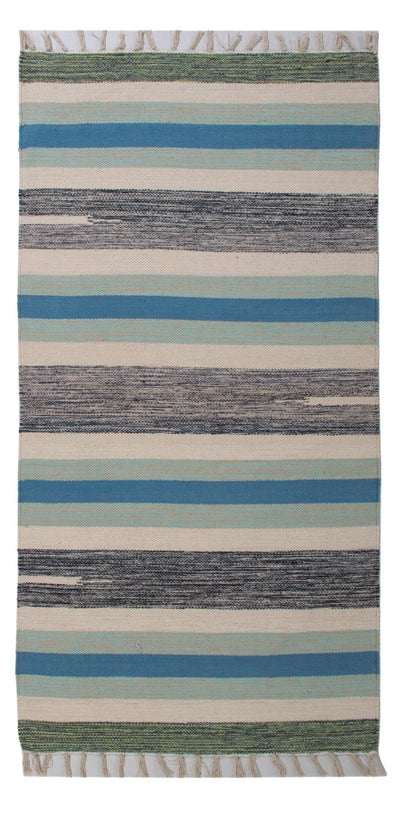 Kelim Modern Teppich 70x150cm - mehrfarbig