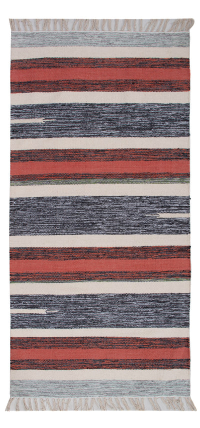 Kelim Modern Teppich 70x150cm - mehrfarbig