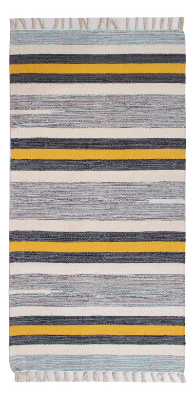 Kelim Modern Teppich 70x150cm - mehrfarbig