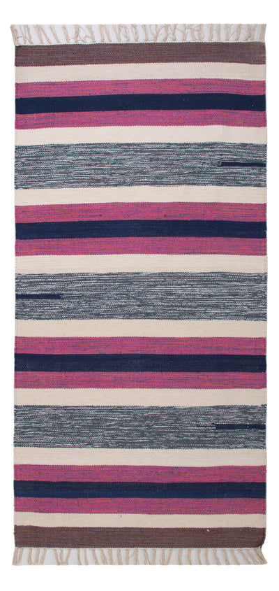 Kelim Modern Teppich 70x150cm - mehrfarbig