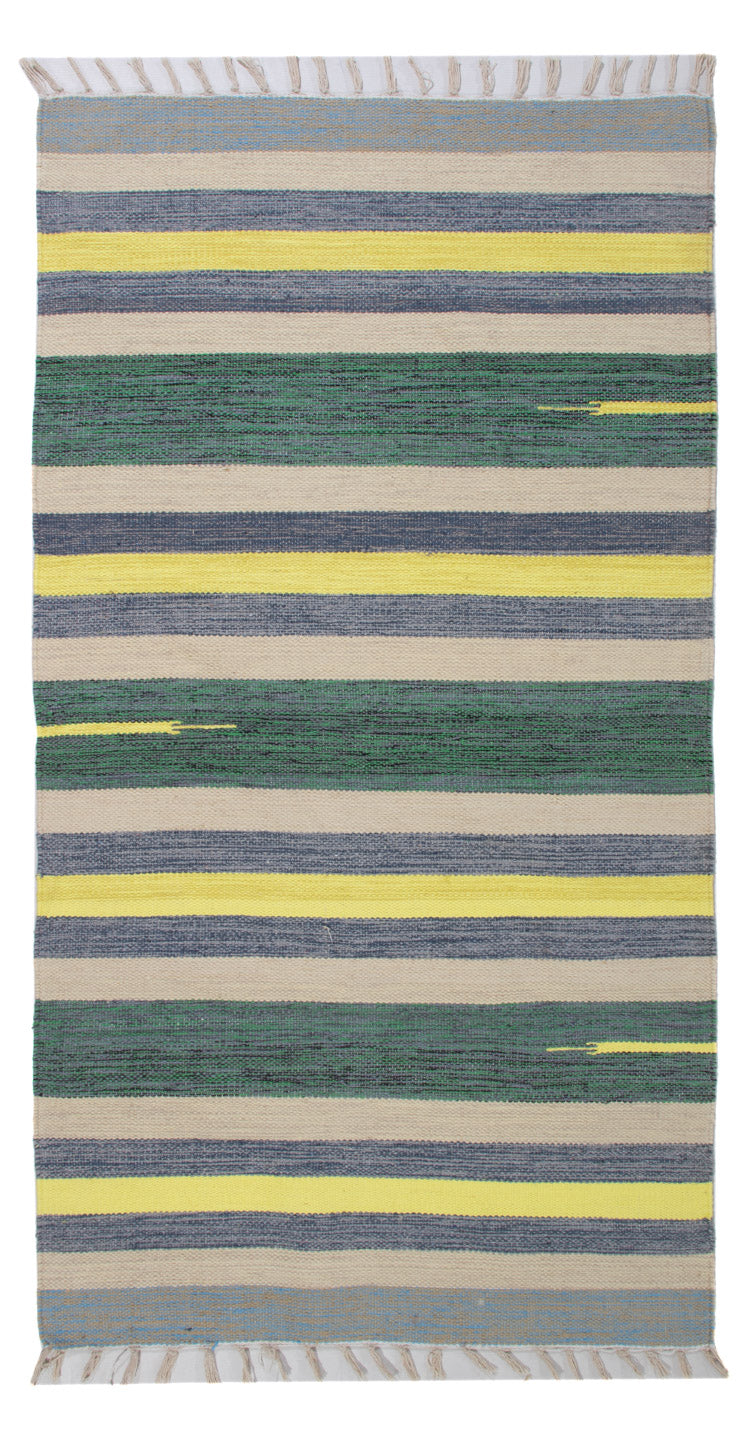Kelim Modern Teppich 70x150cm - mehrfarbig
