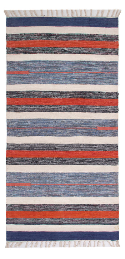Kelim Modern Teppich 70x150cm - mehrfarbig