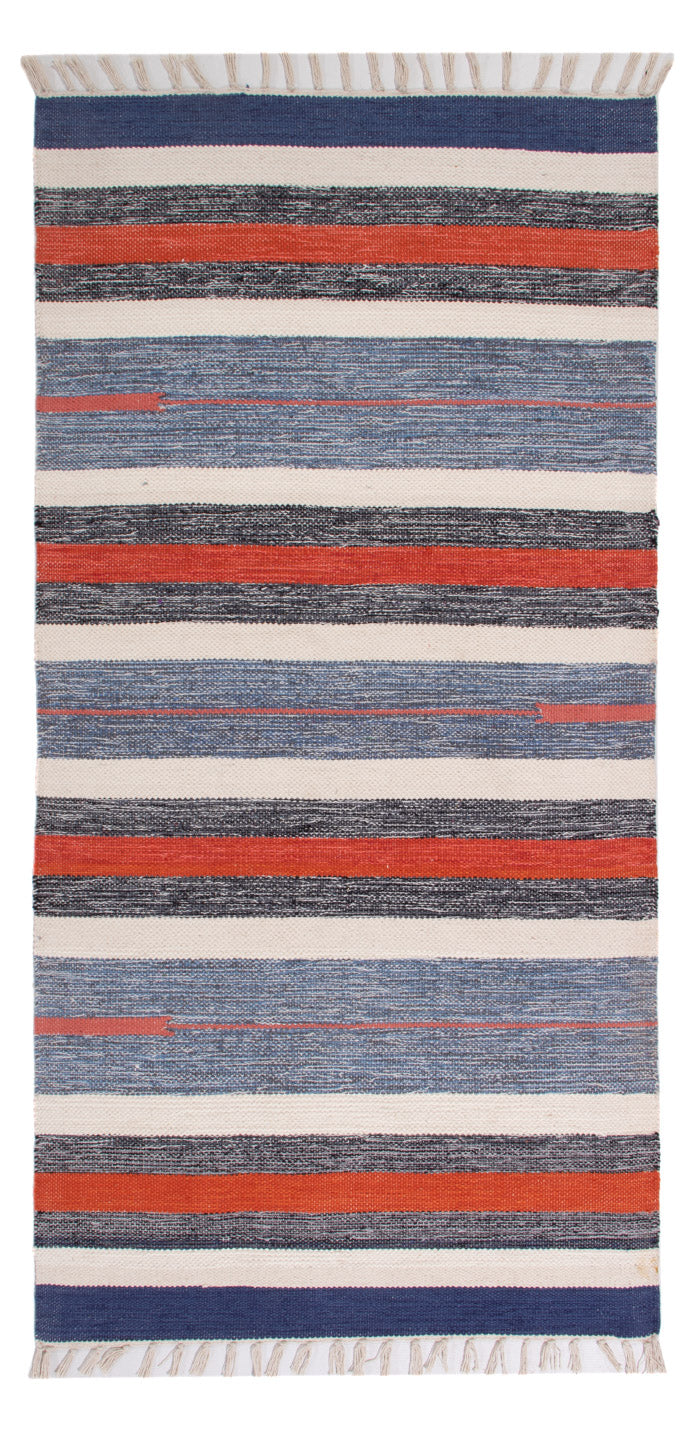 Kelim Modern Teppich 70x150cm - mehrfarbig