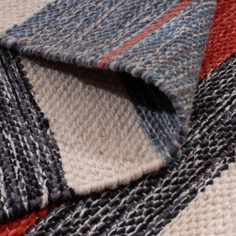 Kelim Modern Teppich 70x150cm - mehrfarbig