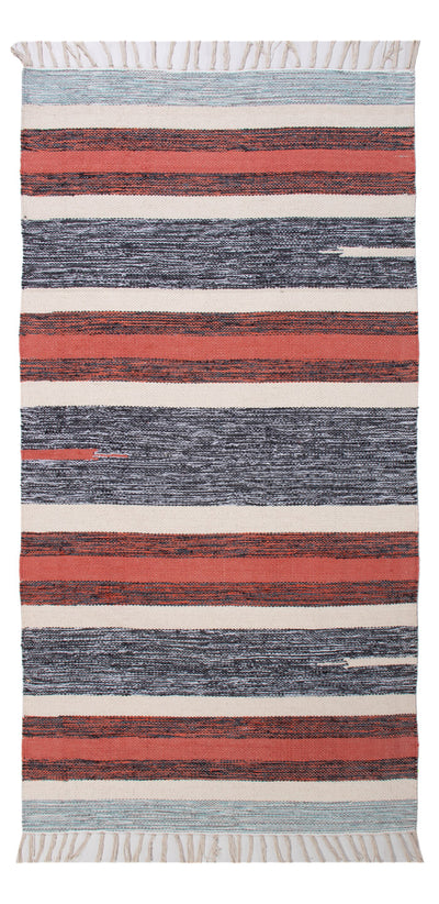 Kelim Modern Teppich 70x150cm - mehrfarbig