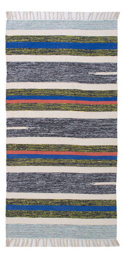 Kelim Modern Teppich 70x150cm - mehrfarbig