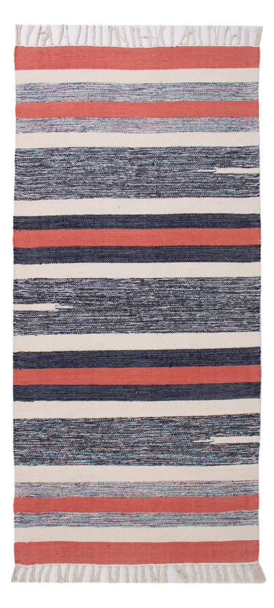 Kelim Modern Teppich 70x150cm - mehrfarbig