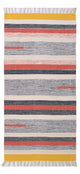 Kelim Modern Teppich 70x150cm - mehrfarbig