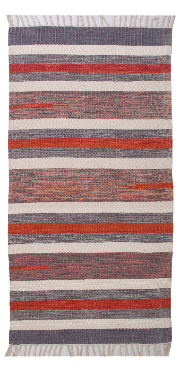 Kelim Modern Teppich 70x150cm - mehrfarbig