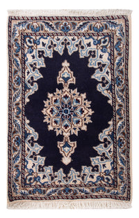 Nain - 12La Teppich 40x60cm - Perserteppich - dunkelblau – product image