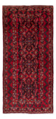 Belutsch Teppich 110x220cm - Perserteppich - dunkelrot
