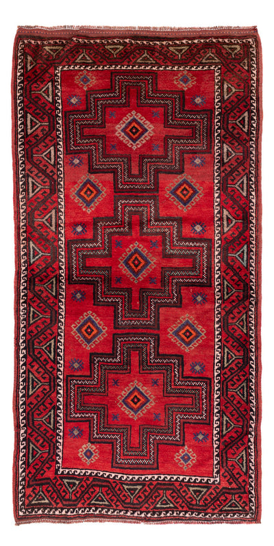 Belutsch Teppich 110x204cm - Perserteppich - rot