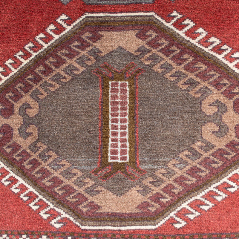 Belutsch Teppich 117x197cm - Perserteppich - dunkelrot