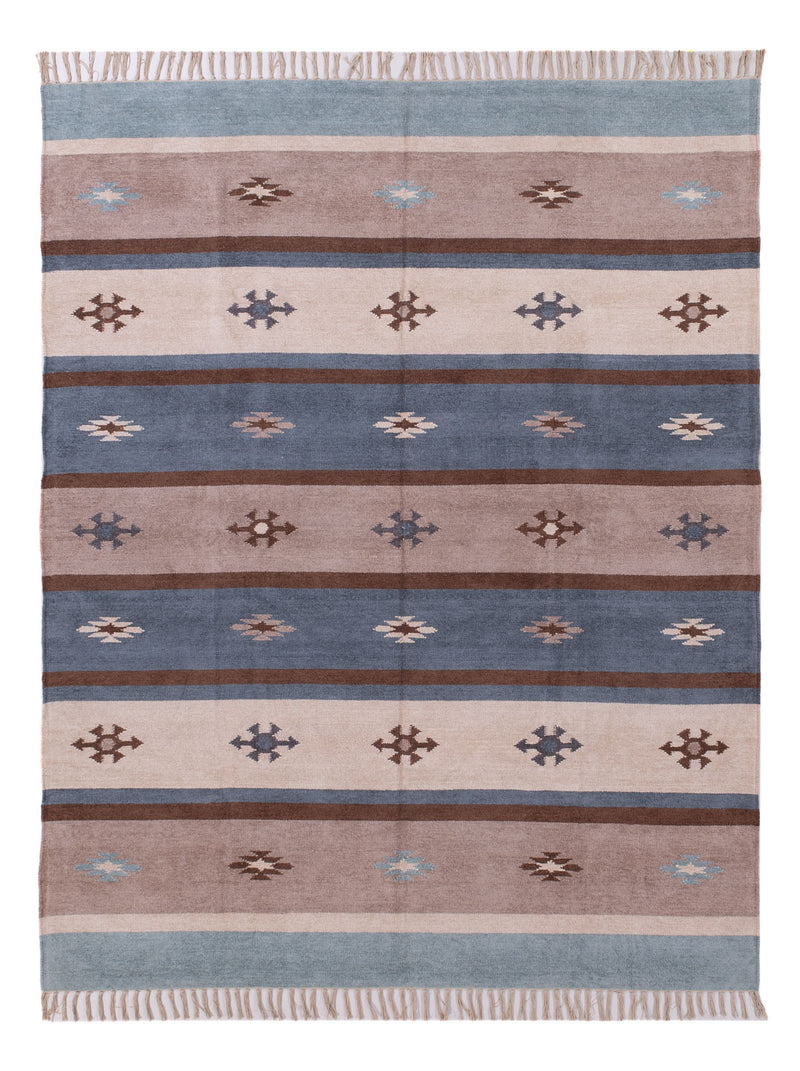 Kelim Modern Teppich 70x140cm - mehrfarbig