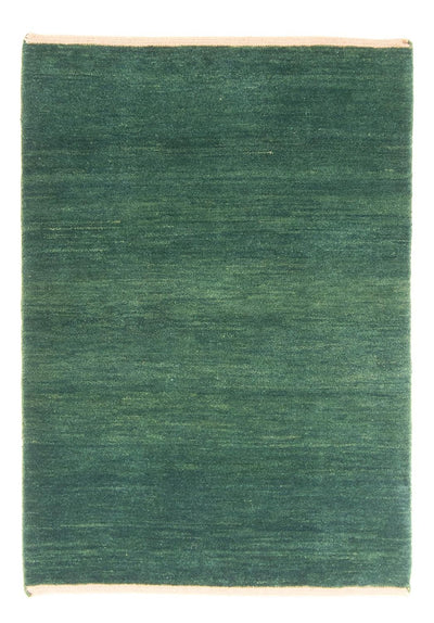 Gabbeh Persisch Teppich 95x146cm - Perserteppich Wollteppich - dunkelgrün