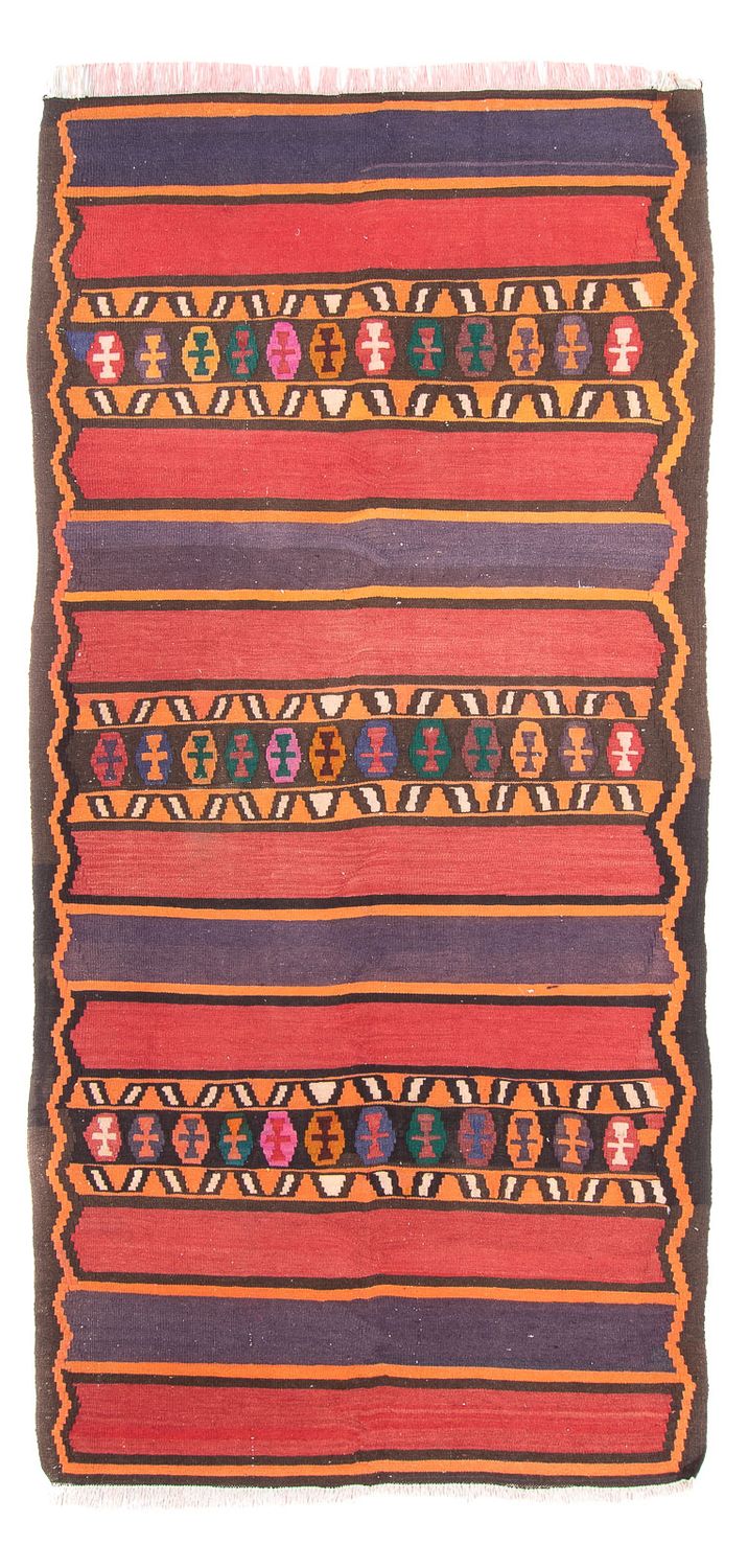 Kelim Teppich Old 144x310cm - mehrfarbig