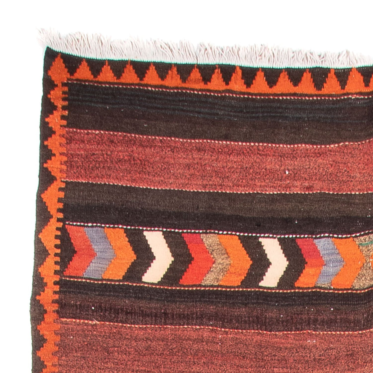 Kelim Teppich Old 160x433cm - mehrfarbig