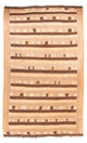 Kelim Teppich Old 245x430cm - mehrfarbig