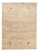 Gabbeh Persisch Teppich 105x143cm - Perserteppich Wollteppich - natur