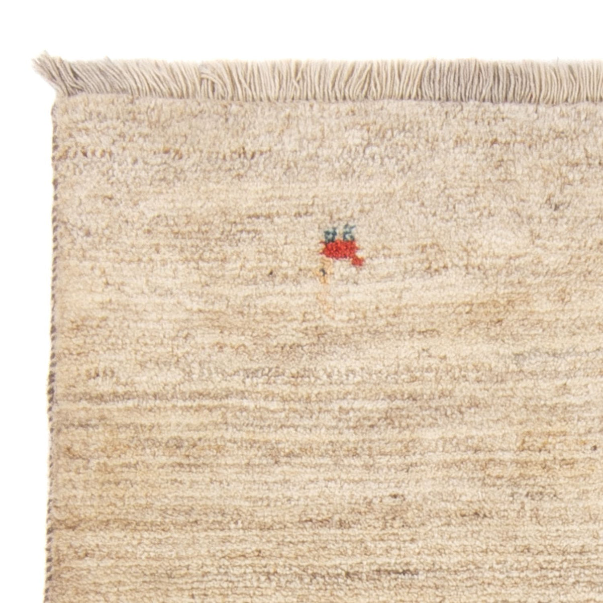 Gabbeh Persisch Teppich 105x143cm - Perserteppich Wollteppich - natur